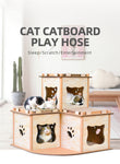 YES4PETS Cat Cardboard House Tower Condo Scratcher Pet Post Pad Mat Furniture V278-CP-178-CAT-CARDBOARD