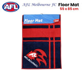 AFL Melbourne Football Club Rubber Backed Floor Mat 55 x 85 cm V442-ABR-FLOORMAT-AFLMELBOURNE-NAVY-RE