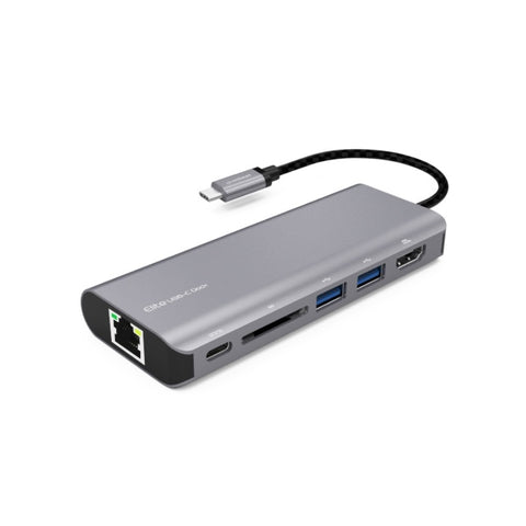 MBEAT \'Elite\' USB Type-C Multifunction Dock - USB-C/4k HDMI/LAN/Card Reader/Aluminum V177-L-USMB-MB-UCD-01