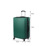 Slimbridge 28" Inch Luggage Suitcase Green 28 inch LG1008-28-GN