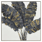 100X100cm Noir Luminescence Light Wood Framed Hand Painted Canvas Wall Art V411-SOK-HMTWF-14022W
