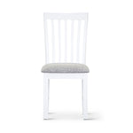 Laelia Dining Chair Set of 2 Solid Acacia Timber Wood Coastal Furniture - White V315-VO-COAS-03-2PC-KIT