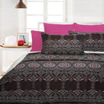 Accessorize Bosa Pink Quilt Cover Set - King V442-HIN-QUILTCS-BOSA-PINK-KI