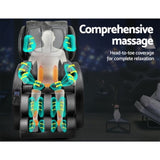 Livemor Massage Chair Electric Recliner 22 Nodes Massager Belmue MASCHR-CLA-BK