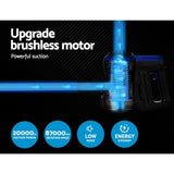 Devanti Handheld Vacuum Cleaner Brushless Cordless 250W Blue VAC-CL-H-B8-BL