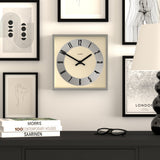 Newgate Jones Box Wall Clock Silver V398-NGJBOX211CH