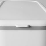 TOQUE Cereal Dispenser Auto Grain Case Storage Box Food Rice Container 12L Grey AB0403-GY
