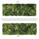 YES4HOMES 3 SQM Artificial Plant Wall Grass Panels Vertical Garden Foliage Tile Fence 1X1M V278-CCGK001-A-B-C-HERA