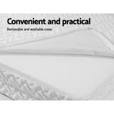 Giselle Bedding Foldable Mattress Folding Foam Cot Bed White FOAM-MFM-COT-WH