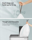 SONGMICS 2-Roll Drawstring Trash Bags Bundle,Suitable for SONGMICS Dual 2 x 30L Rubbish Bin V384-KRB30A02