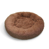 Pawfriends Pet Dog Bed Bedding Warm Plush Round Soft Dog Nest Light Coffee XXL 120cm V360-PTDB0000-LC-XXL