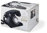 GPO RETRO GPO 200 ROTARY TELEPHONE - BLACK V177-IW-GPO-200