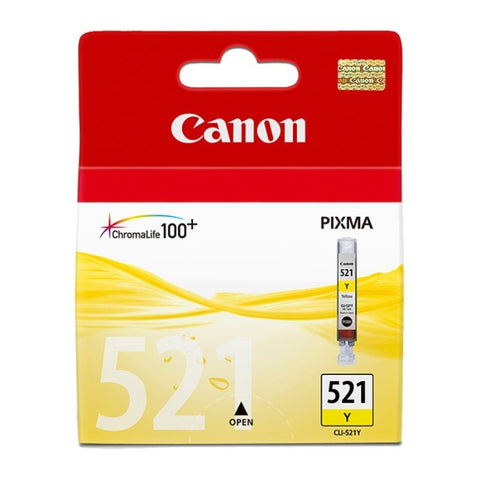 CANON CLI521 Yellow Ink Cartridge V177-D-CI521Y