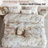 Riviera Maison Everlasting Natural Cotton Quilt Cover Set King V442-HIN-QUILTCS-EVERLASTING-NATURAL-KI