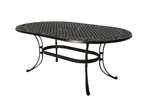 Fiji oval dining table V231-CAT-046 BLACK