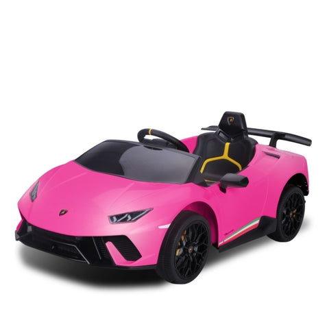 Lamborghini Performante Kids Electric Ride On Car Remote Control Pink CAR-LAM-PK