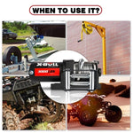 X-BULL Electric Winch 3000LBS 12V Steel Cable Wireless Remote ATV UTV 4WD BOAT 20 Units V211-AUEB-AXEW001-20