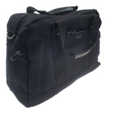 FIB Byron Cotton Canvas Overnight Bag Travel Luggage Duffle Duffel - Black V563-00317C-BLACK