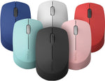 RAPOO M100 2.4GHz & Bluetooth 3 / 4 Quiet Click Wireless Mouse Pink - 1300dpi Connects up to 3 V177-L-MIRP-M100-PINK