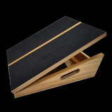 Wooden Slant Exercise Board With Adjustable Incline And Non-Slip Surface 836991