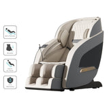 Livemor Massage Chair Electric Recliner Massager Grey Decima MASCHR-PRO-GY