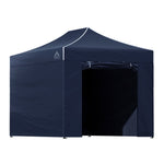 Instahut Gazebo 3x4.5 Pop Up Marquee Folding Tent Wedding Gazebos Camping Outdoor Shade Canopy Navy GAZEBO-C-3X45-DX-NAVY