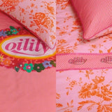 Oilily Prom Flowers Pink Cotton Quilt Cover Set Single V442-HIN-QUILTCS-PROMFLOWERS-PINK-SB