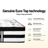 Giselle Bedding 34cm Mattress Euro Top Pocket Spring King MATTRESS-0908-KING