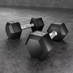Everfit 20kg Dumbbells Set Dumbbells Weights Lifting Bench Gym Workout 2x10kg FIT-K-DB-HEX-20KG