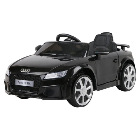 Kids Electric Ride On Car Audi Licensed TTRS Toy Cars Remote 12V Battery Black RCAR-TTS-BK