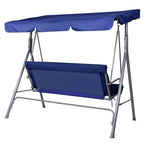 Gardeon Outdoor Swing Chair Garden Bench Furniture Canopy 3 Seater Navy GSC-MAJKA-3S-NY