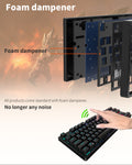 ROYAL KLUDGE RK84 Wireless Hot Swap Black 65% Mechanical Keyboard, Brown Switch V413-RK84-3M-BLACK-BROWNSW