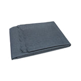 Waylon Damask Permanent Press Polyester Tablecloth 135 x 180cm Charcoal V442-GNA-TABLEC-WAYLON180-CHARCOAL-RE
