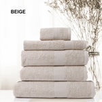 Royal Comfort Cotton Bamboo Towel 5pc Set - Beige ABM-10001960