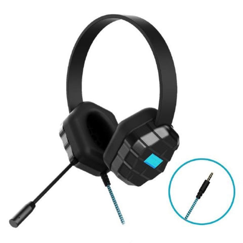 Gumdrop DropTech B1 Kids Rugged Headset with Microphone - Compatible with all devices with a 3.5mm V177-MA-15GD-DT-HS-B1