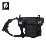 Whinhyepet Military Harness Black M V188-ZAP-YH1805-BLACK-M
