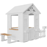 Lifespan Kids Teddy V2 Cubby House White V420-LKCH-TEDV2WH