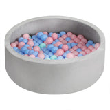 BoPeep Kids Balls Pit Baby Ocean Play Foam Pool Barrier Toy Padding Child Grey KD1081-GY-PIT