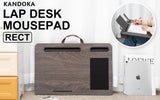 Lap Desk Laptop Stand Phone Tablet Holder Mousepad Cushioned Lapdesk IRON GREY OAK V274-FT-GO27-LD-IGO