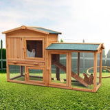 Furtastic Large Wooden Chicken Coop & Rabbit Hutch With Ramp WCC-JOY-005-LHR