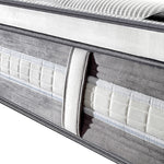 Mattress Euro Top Queen Size Pocket Spring Coil with Knitted Fabric Medium Firm 34cm Thick V43-MAT-PET-Q