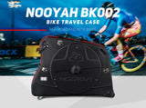 NOOYAH Bike Hard Shell Travel Case EVA Mountain MTB ebike Road Bike 700c Gravel Bike Tourer- BK002 V382-BLKHARDCASEBK002