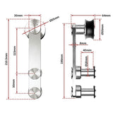 Sliding Barn Door Hardware Stainless Steel V63-827481