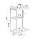 Bedside Table with Power - Chic Look, White V178-100039