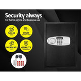 UL-TECH Security Safe Box LCD Display SAF-50BLI-MTL-BK