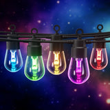 Gardeon RGB Smart Festoon Lights Outdoor LED String Lights Waterproof WiFi APP LIGHT-RGB-S14-10-MC