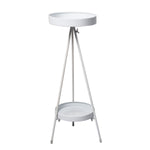 Levede Plant Stand 2 Tiers Outdoor Indoor White Large UM1219-L-WH