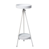 Levede Plant Stand 2 Tiers Outdoor Indoor White Large UM1219-L-WH