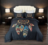 Dream Catcher Quilt Cover Set - Super King Size V493-SM-SK-12