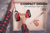 BAUMR-AG 20V Cordless Drill and Impact Driver Combo Kit w/ SYNC Battery & Charger V219-TOLCLSBMRADI3